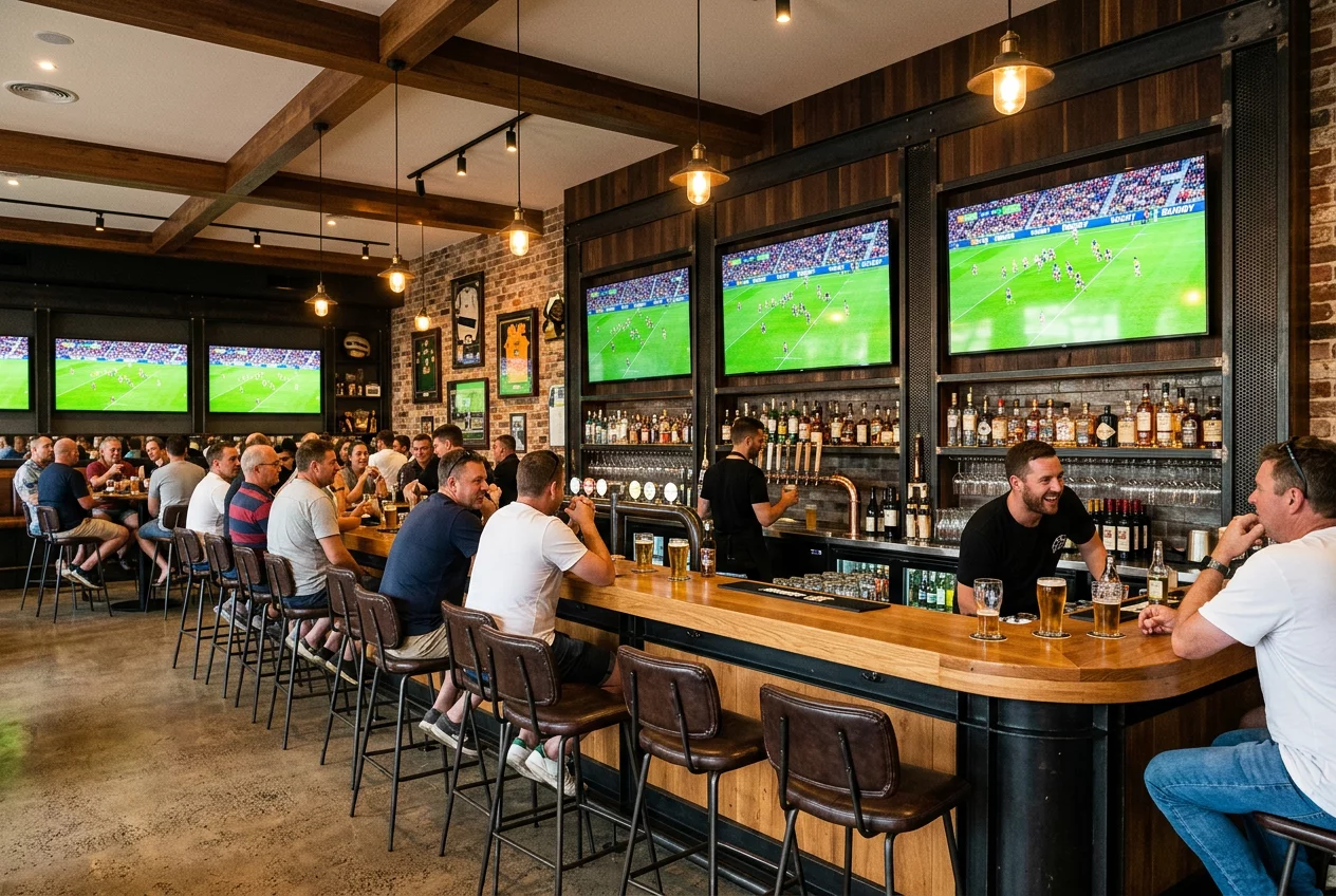 Vibrant interior of Young & Jacksons